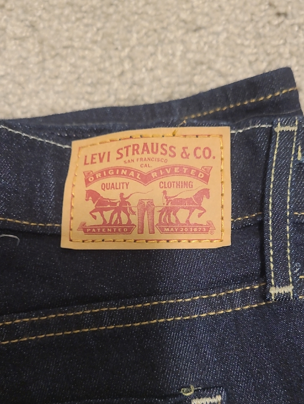 Levi's Men's Indigo Straight-Leg Jeans